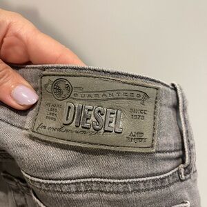 Diesel Women's Stone Gray Jeans